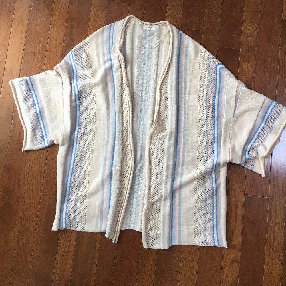 EUC En Creme Open Front Sweater - L